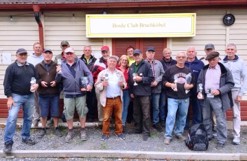 Zweites 65-PLUS Turnier auf dem Gelände des Boule Club Bruchköbel am 2. September
