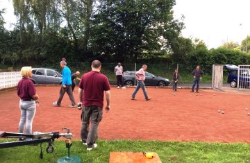 Petanque-Runde-Kinzigtal (PRK) gegen BC Freigericht in Neuses am 24. Juli