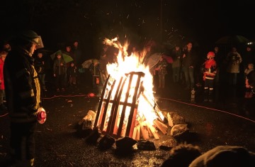 St. Martinsfeier für die Kinder der Bruchköbeler Kita "Südwind" am 8. November